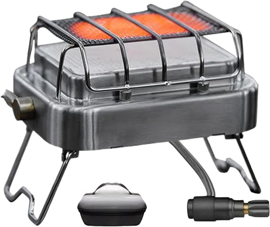 Tent Heater | Cooking Stove Warmer 2-in-1,Camping Tent Heater,for Outdoor Hiking Patio Garage Fishing Wildlife Watching 1-2 People