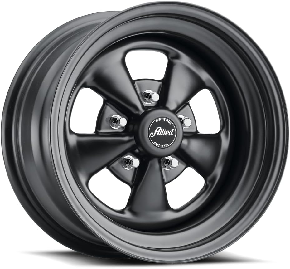 SUPER SPOKE MATTE BLACK 15X6 5X4.5/4.75 (3.375"BS)