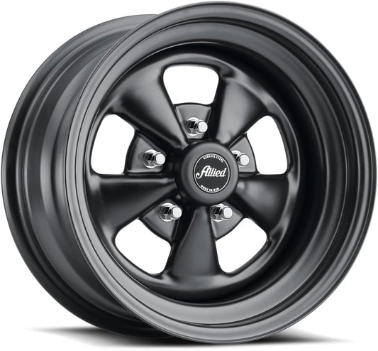 SUPER SPOKE MATTE BLACK 15X6 5X4.5/4.75 (3.375"BS)