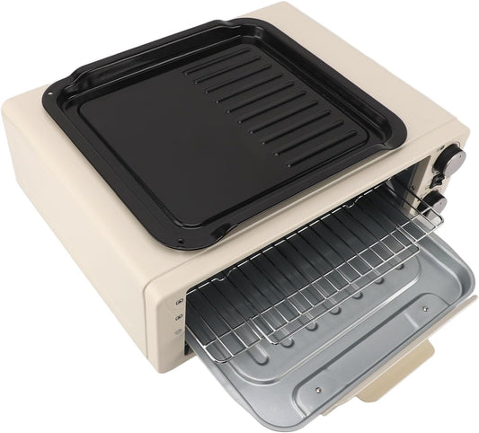 Electric Grill Oven Air Fryer Combo 5 in 1 Portable Kitchen Appliance Countertop Toaster Oven Air Fryer Combo Air Fry Countertop Oven Electric Griddle Toaster Oven Combo Air (US