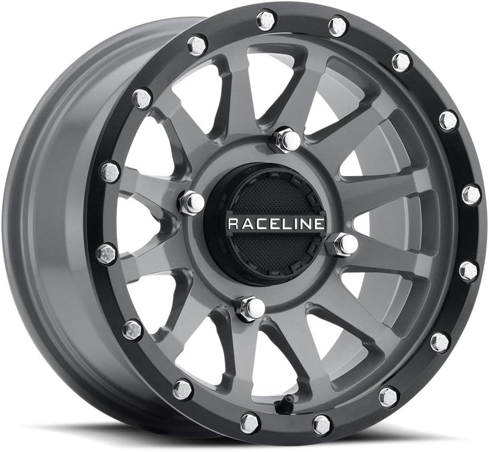 Raceline 14" Inch 4x156 Wheel Rim A95SG Trophy 14x7 +10mm Grey