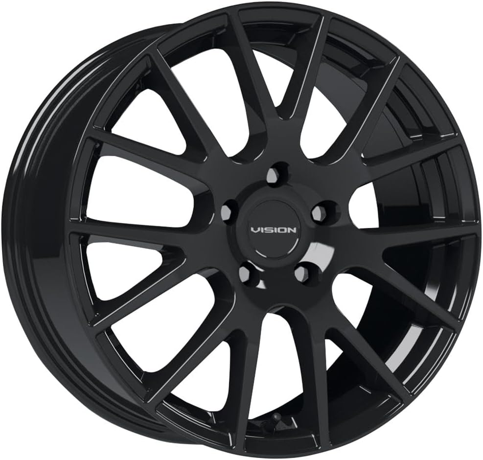 Vision 18 HELLION Custom Wheel - 18x8, 40 Offset, 5x114.3 Bolt Pattern, 73.1mm Hub - Gloss Black Rim