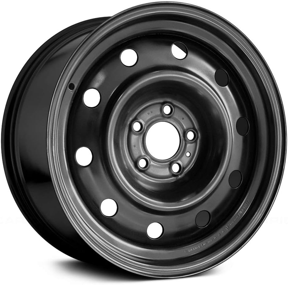 Replacement Compatible with Chrysler 300 2005-2009 17 inch Black Steel Wheel, RimM