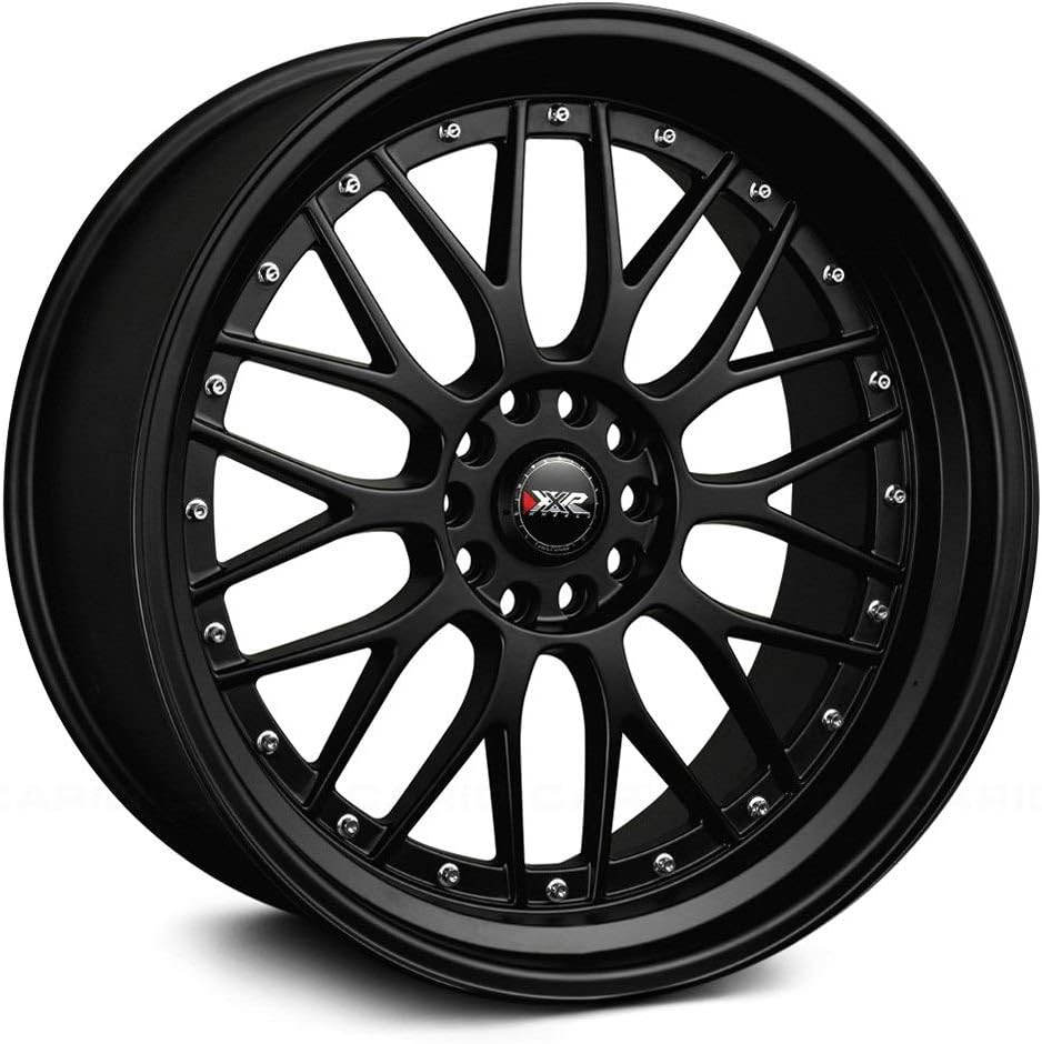 XXR 521 Flat Black Wheel with Aluminum (17 x 7. inches /5 x 100 mm, 38 mm Offset)