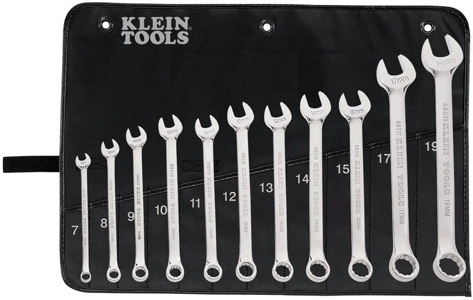 Klein Tools 68502 Metric Combination Wrench Set, 11-Piece
