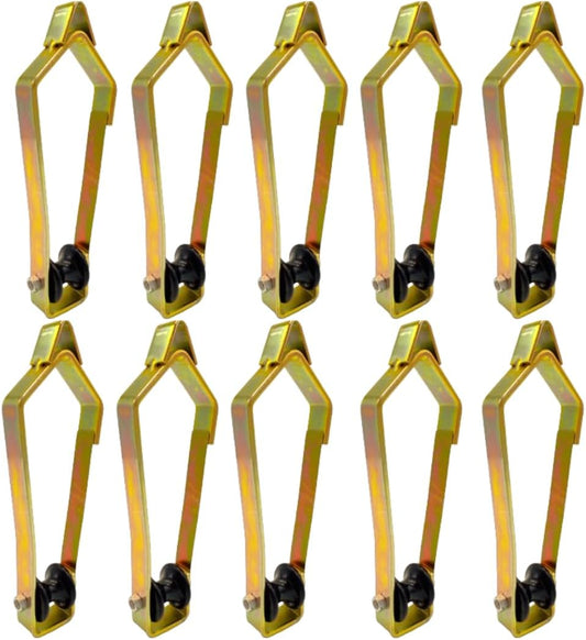 Ruegg Cable Rollers - Aerial Construction Lineman Tools, High Quality Cable Rollers (10 Pack) (RO100 \/ Slap On #2)