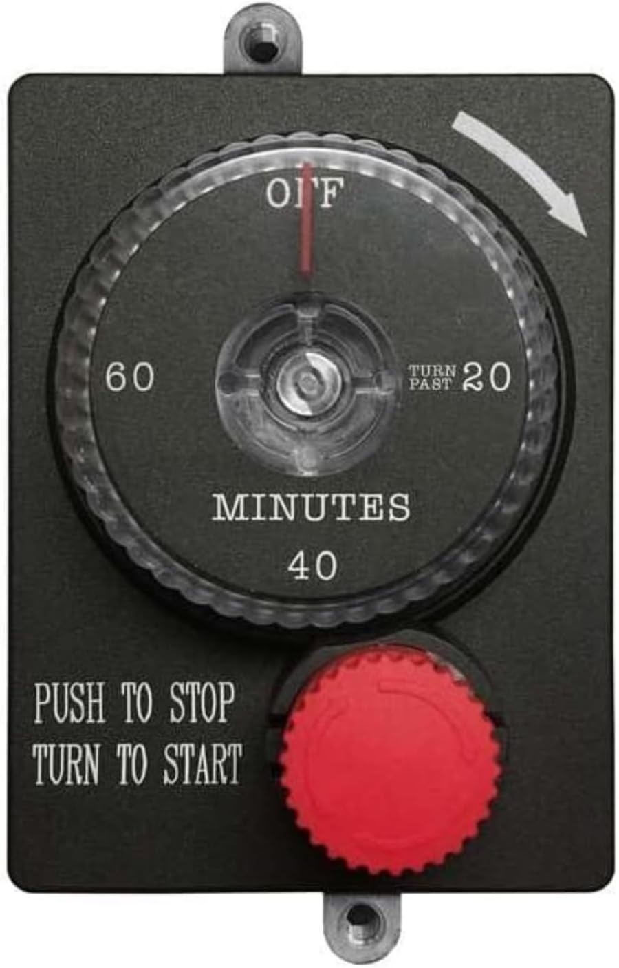 Firegear Mechanical Timer with Emergency Shut-Off (ESTOP1-0H), 1-Hour