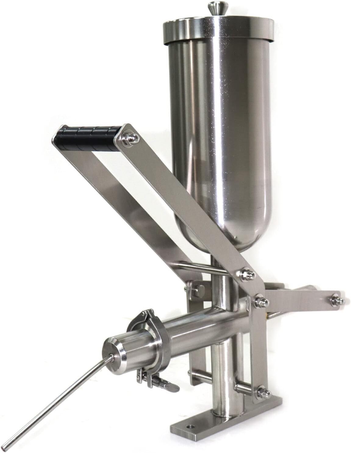 5L Manual Fruit Donut Machine Stainless Steel Spanish Latin Donuts Doughnut Filler Commercial Fruit Jam Filling Machine for Kitchen Restaurant Dessert Shop, 22 * 16 * 8in