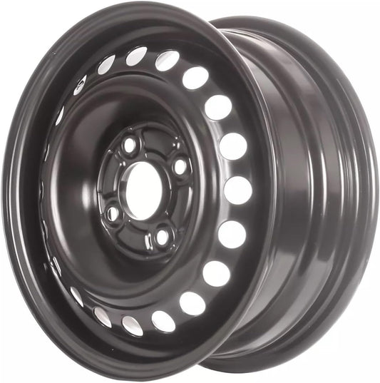 15x6" Reconditioned Genuine Factory OEM Black Steel Wheel Rim for 1998-2002 Honda Accord 4 Cylinder; 4 lug | 63773 | 42700S84A11