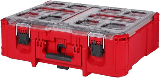 48-22-8432 Tool Box for Milwaukee PACKOUT Deep Organizer w/ 50 lb Weight Capacity Length 15.2 in Width 19.7 in Height 7 in