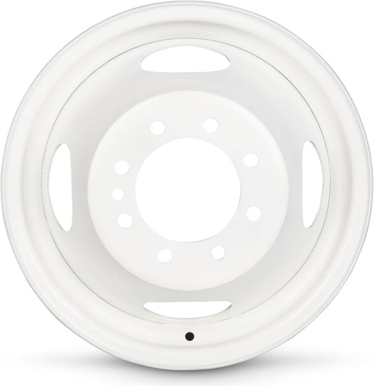 For 1985-1997 Ford F350 16 Inch Painted White Rim - OE Direct Replacement - Road Ready Car Wheel