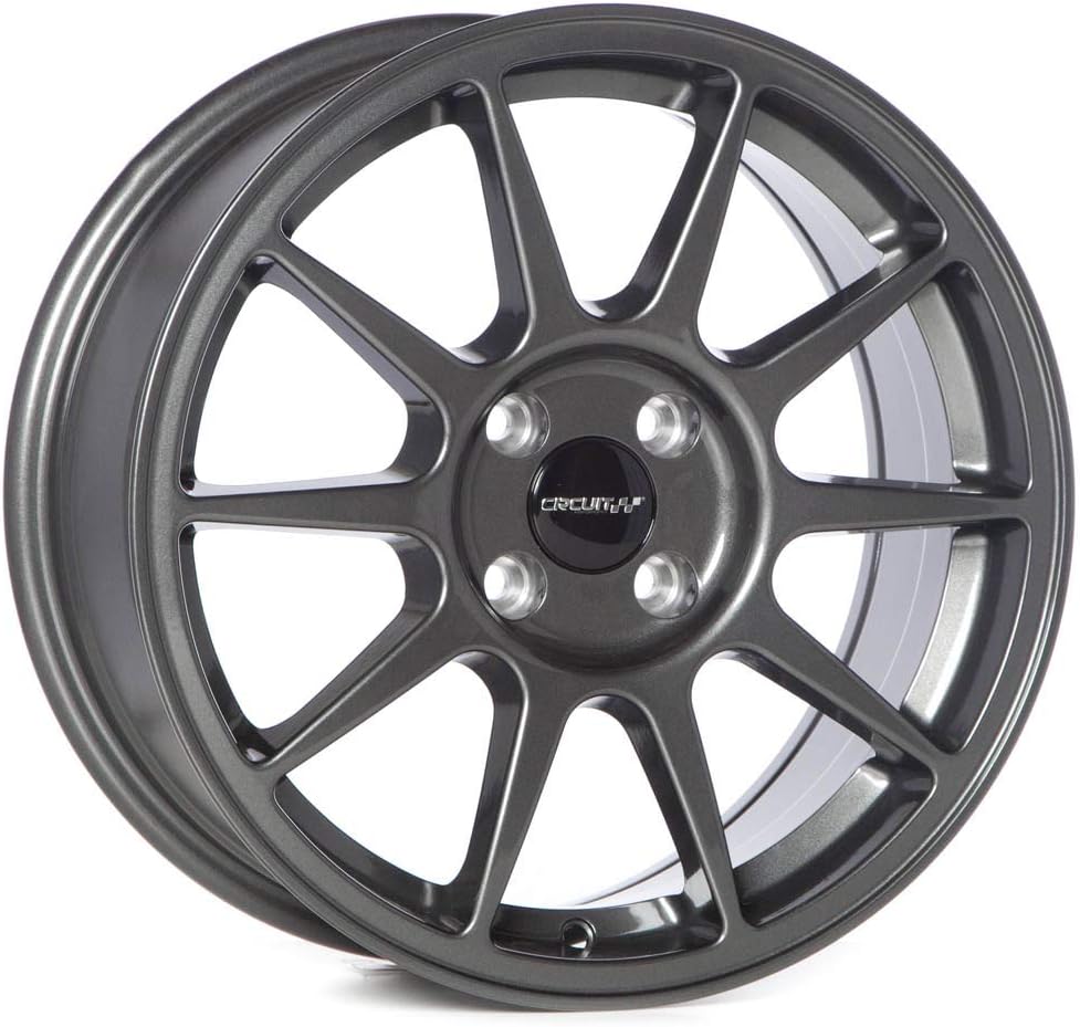 Circuit Performance CP23 16×7 Gloss Gun Metal 4×100 [+35mm] Wheels JDM Type R Style compatible with Honda Civic, Acura Integra, Mazda Miata