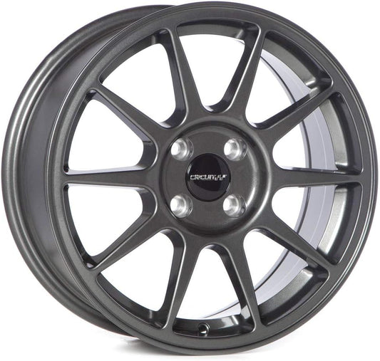 Circuit Performance CP23 16×7 Gloss Gun Metal 4×100 [+35mm] Wheels JDM Type R Style compatible with Honda Civic, Acura Integra, Mazda Miata