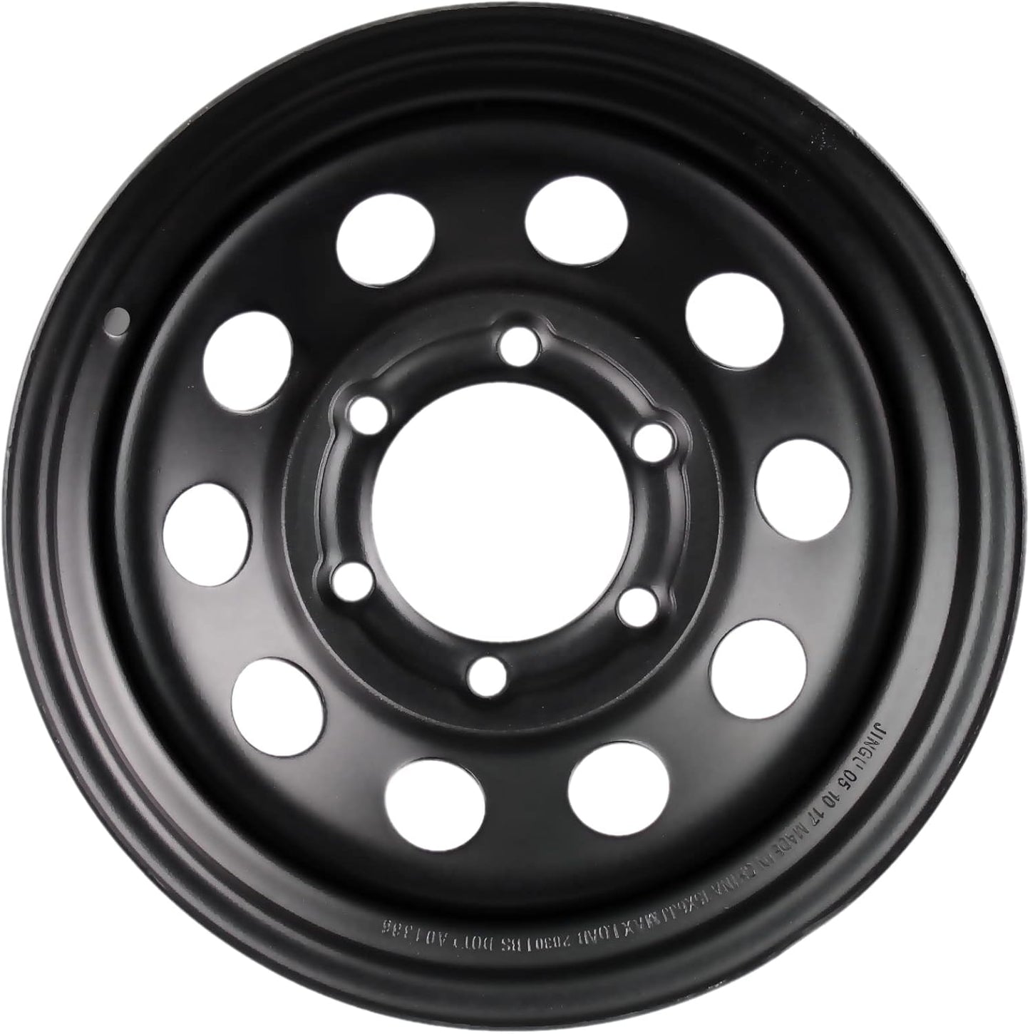 eCustomrim Trailer Rim Wheel 15X6 15" Black Modular 6 Lug