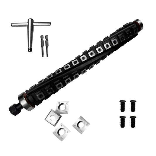 FHONK 13-inch Spiral Helical Cutterhead for DeWalt DW735, DW735X, DW735-XE Thickness Planer (13 inch)