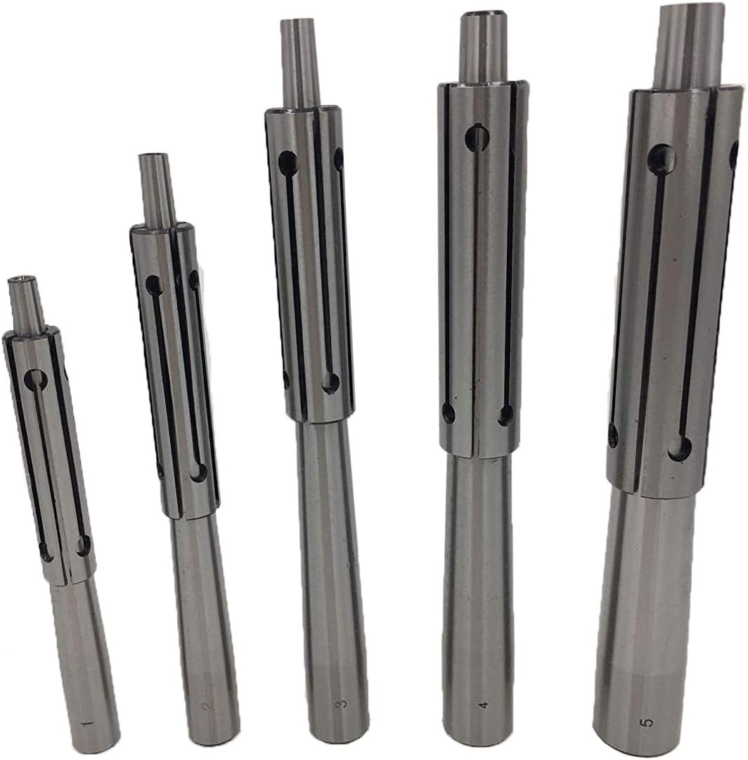 Almhs Precision Expanding Mandrel Set 1/2"-1", 5 Mandres & 5 Sleeves