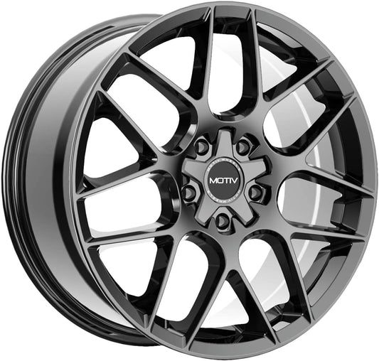 Motiv 435G 18x8 5x115/5x120 +20mm Gunmetal Wheel Rim 18" Inch