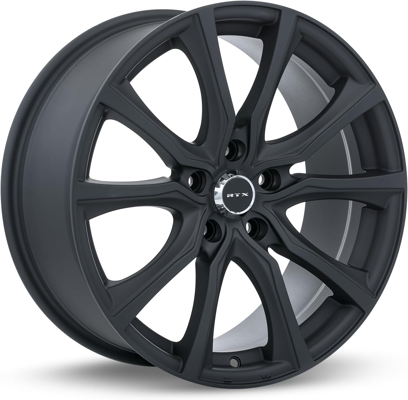 RTX Contour Custom Wheel - 18x8, 40 Offset, 5x110 Bolt Pattern, 65.1mm Hub - Matte Black Rim