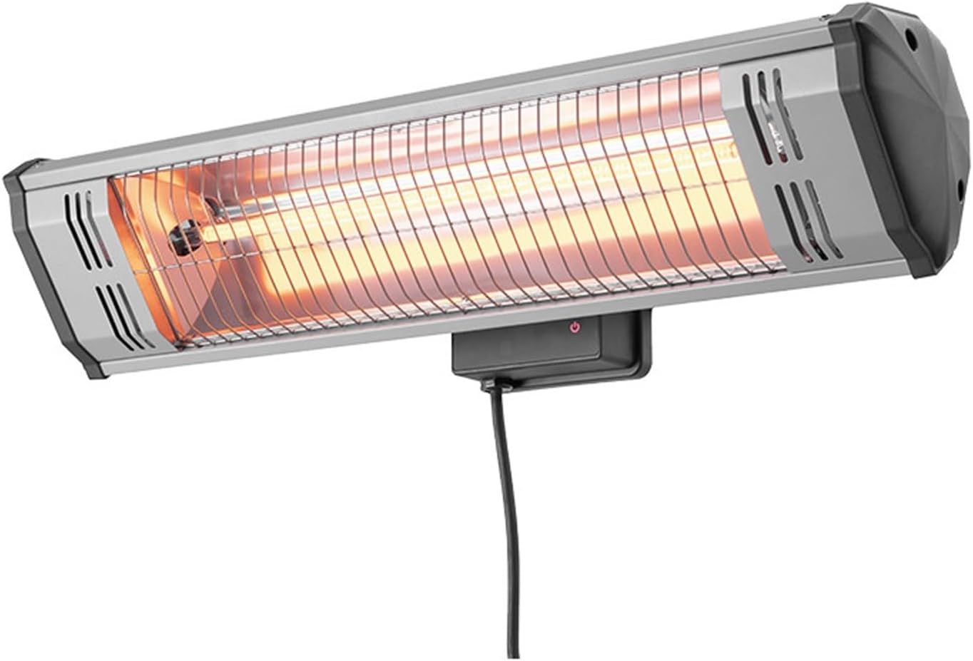 Patio Heater, Wall-Mounted Infrared Outdoor Heater With Remote Control, Heating For Patio, Deck, Garage Energy Efficient Waterproof Design