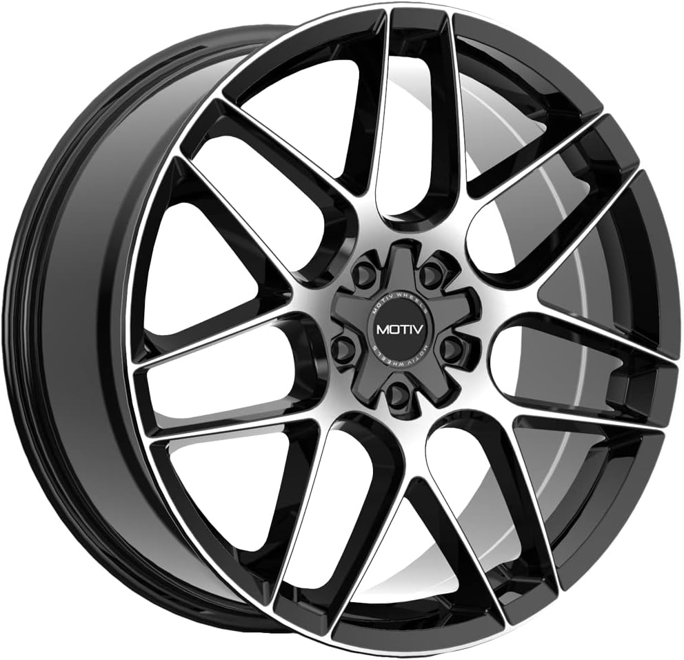 Motiv 435MB 17x7.5 5x100/5x4.5" +40mm Black/Machined Wheel Rim 17" Inch
