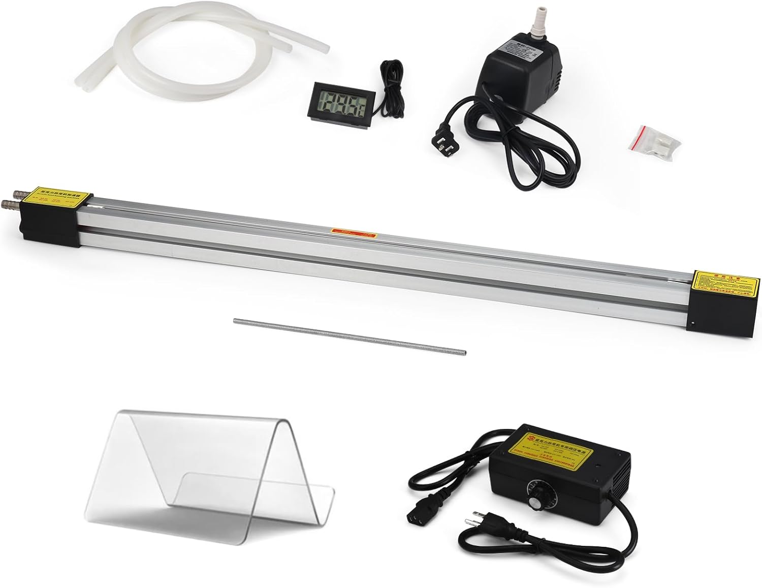 23.6in 60cm Acrylic PVC Plastic Bender, Acrylic Bender Heater, Plastic Sheet Bender, Manual Hot Heating Bender Tool, with 2 Heating Wires, for 1-6mm Plastic Bending 110V, 800W