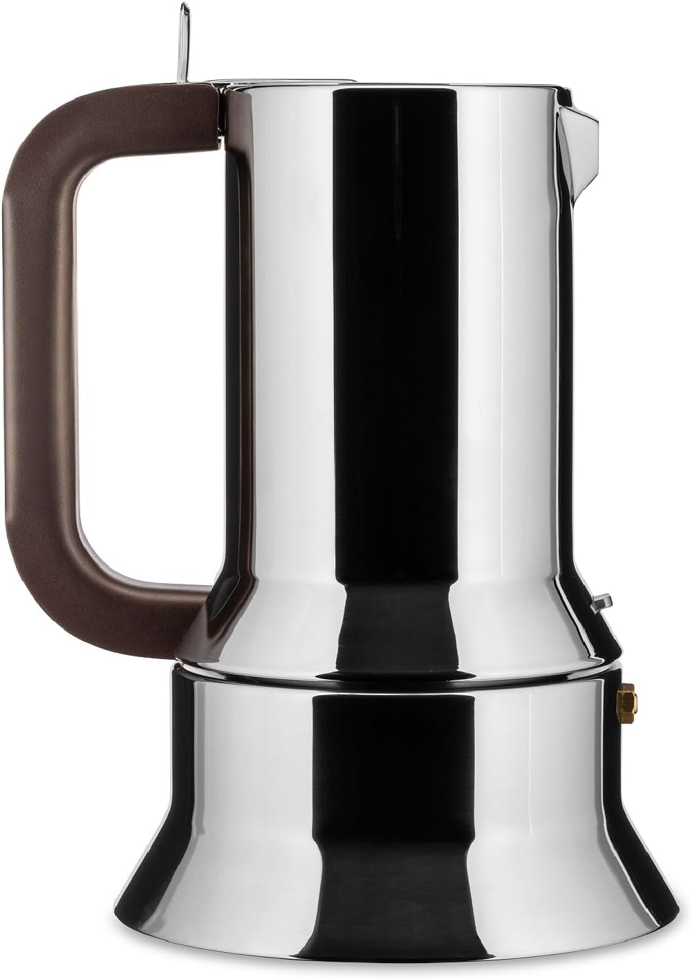 Alessi 9090\/M - Design Stovetop Espresso Coffee Maker, 18\/10 Stainless Steel, Mirror Polished, 10 cups