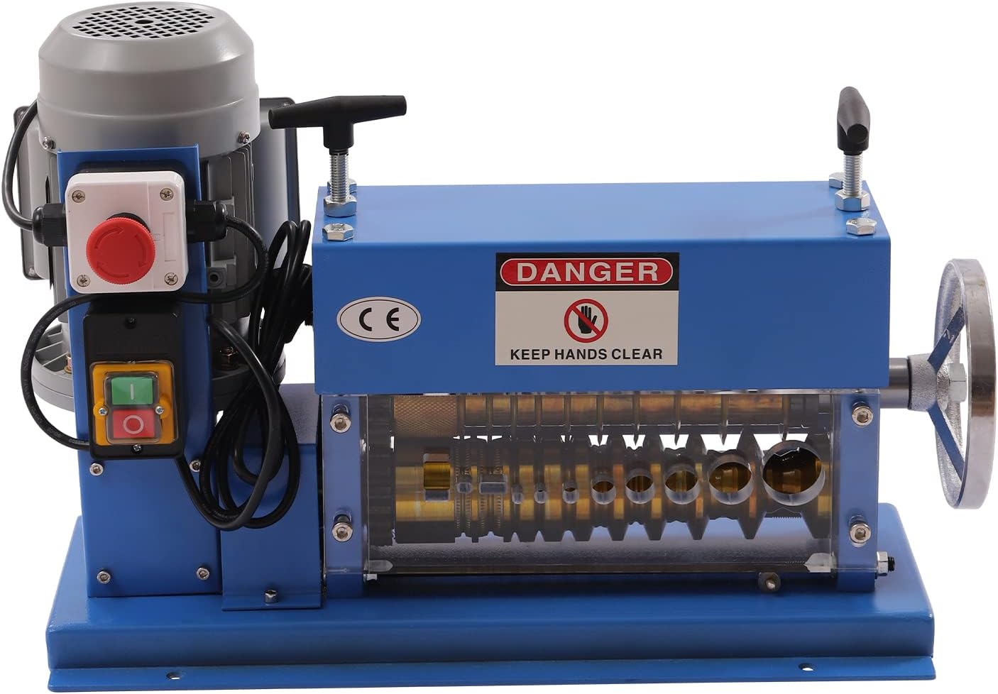 Electric Wire Stripping Machine, Cable Wire Stripping Machine 1.5mm-38mm/0.06-1.5in, 370w Portable Powered Wire Stripper Machine Automatic Wire Stripping Tool 65 ft/min, for Recycling Copper Wire