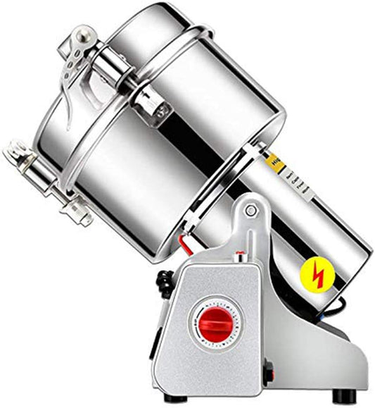 CGOLDENWALL 1500g Stainless Steel High-speed Grinder Mill Family Medicial Mill Herb Grinder Pulverizer (110V)