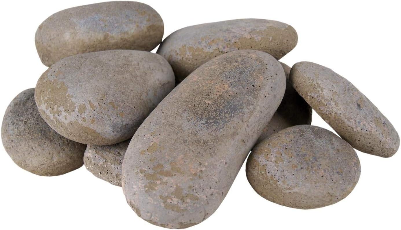 Real Fyre River Rock Fyre Stones (STN-10S), Slate
