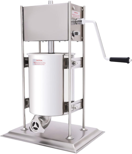 10L Commercial Churros Machine with 4 Nozzles, Vertical Manual Spanish Churro Churrera Churros Maker Machine Filler Filling Machine for Home Hotel Cafeteria Bakerie, 16.54 * 12.99 * 25.59inch