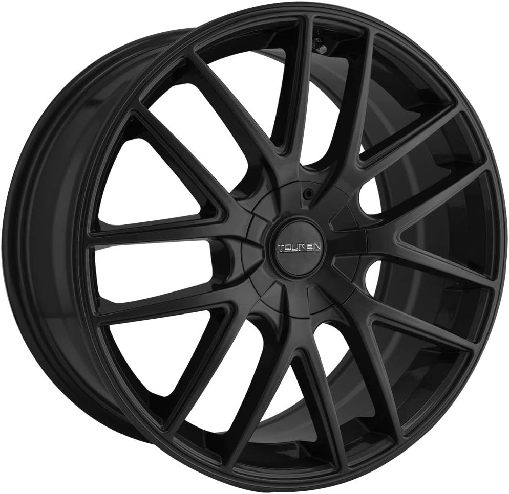 Touren TR60 Black Wheel with Matte (16 x 8. inches /4 x 100 mm, 42 mm Offset)