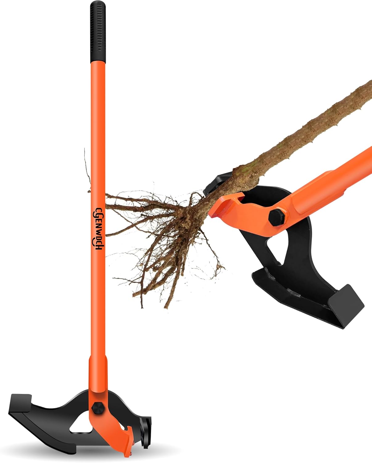 Medium Size Sapling Puller, Heavy-Duty High-Leverage Tree Puller Tool, Fully Uproots Woody Stems ¼ inch - 1 ⅜ inches, Suitable for Trees, Shrubs, Vines and Thorns with Large Root Systems