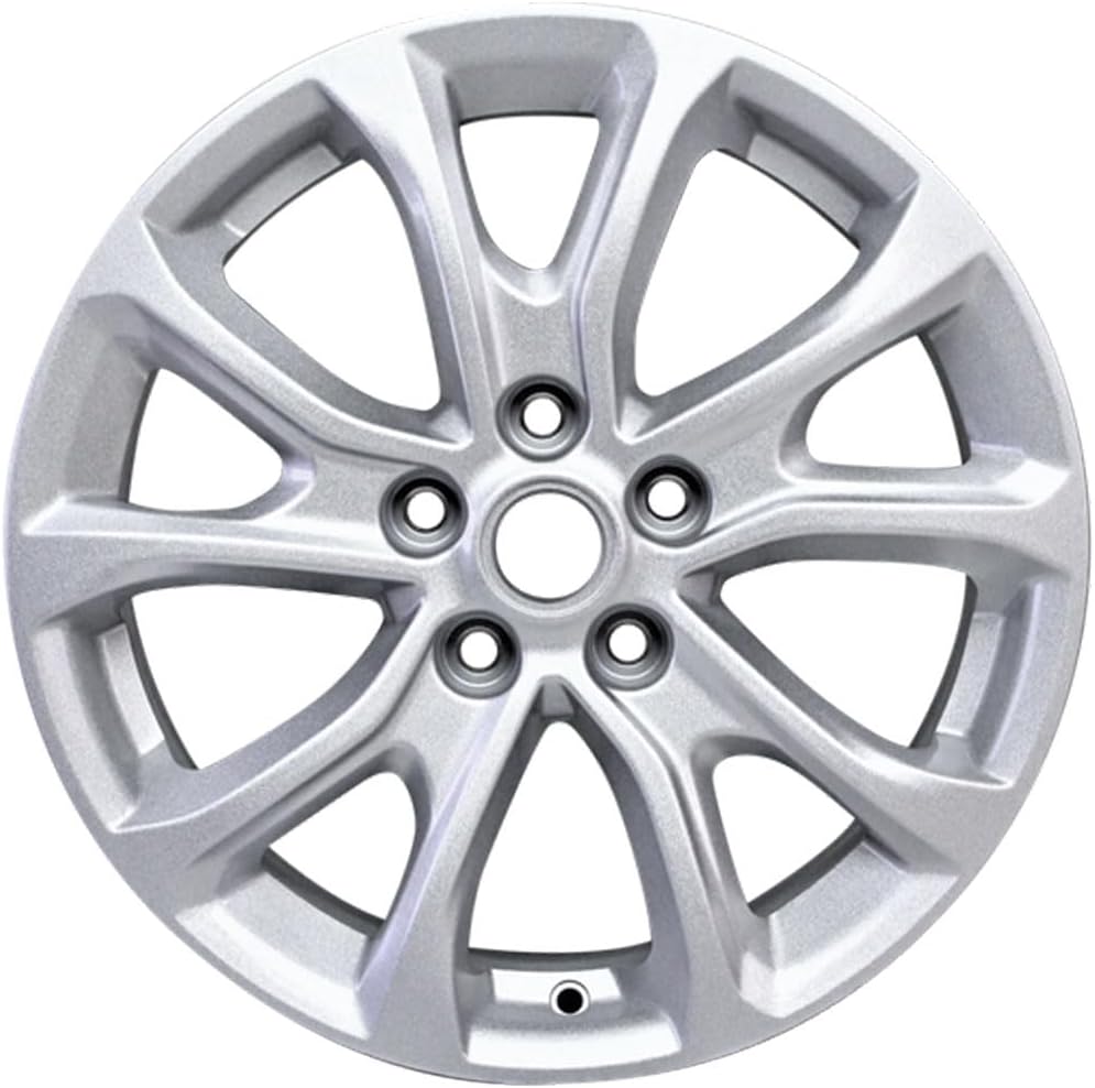 New 17" 17x7" Silver Aluminum Alloy Wheel Rim for 2018 2019 2020 2021 Chevrolet Equinox | ALY05829U20N | Direct Fit - OE Specs