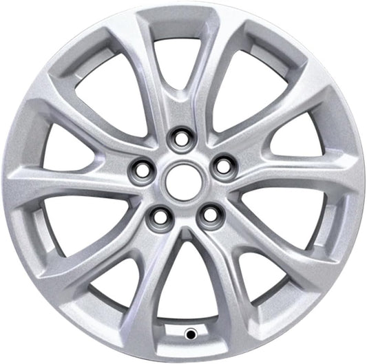 New 17" 17x7" Silver Aluminum Alloy Wheel Rim for 2018 2019 2020 2021 Chevrolet Equinox | ALY05829U20N | Direct Fit - OE Specs