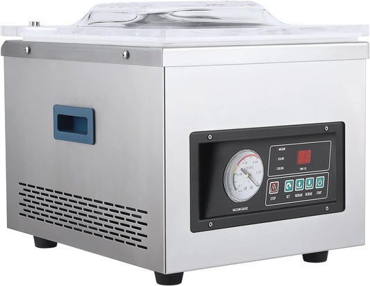 Chamber Vacuum Sealer Machine,180w-320w,Dz-260C 6.5 M³\/H Pump Rate,Microcomputer Controlled, Household and Commercial Vacuum Sealing Machines with Stainless Steel Structure