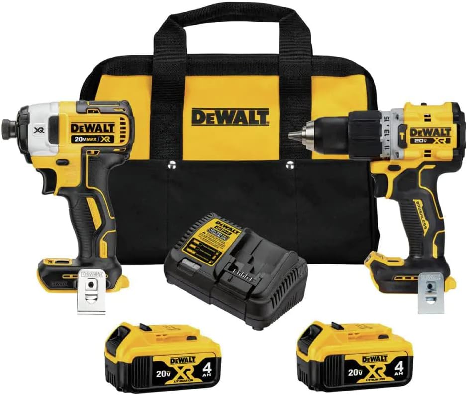 DEWALT 20V MAX XR BRUSHLESS 2 TOOL COMBO KIT (DCK249M2)