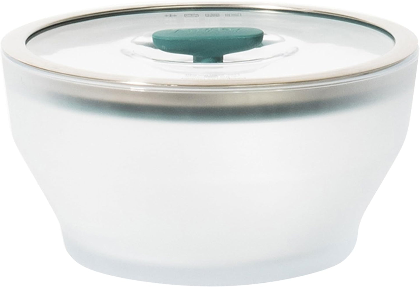 Anyday 8-Cup Microwave Cookware & Glass Container with Glass Lid, Plastic-Free Deep Food Storage | Stackable Airtight Steamer with Vented Lid for Microwave-Safe Reheating, Steaming Vegetables & Rice
