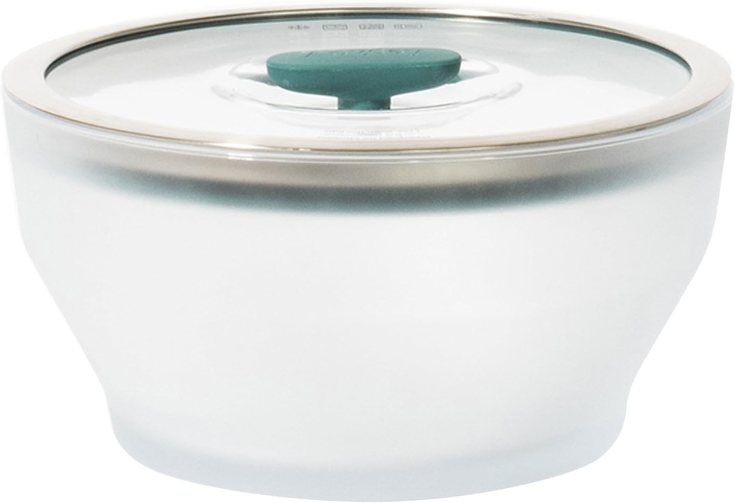 Anyday 8-Cup Microwave Cookware & Glass Container with Glass Lid, Plastic-Free Deep Food Storage | Stackable Airtight Steamer with Vented Lid for Microwave-Safe Reheating, Steaming Vegetables & Rice