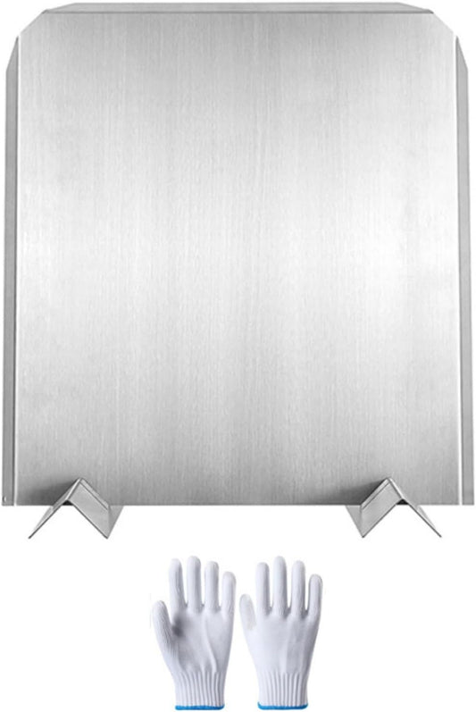 Modifiable Firepit Heat Redirector Rustless Railing for Efficient Warm Distribution Nonflammable Barrier with Tool Complimentary Installation Firepit Alternative with Stand