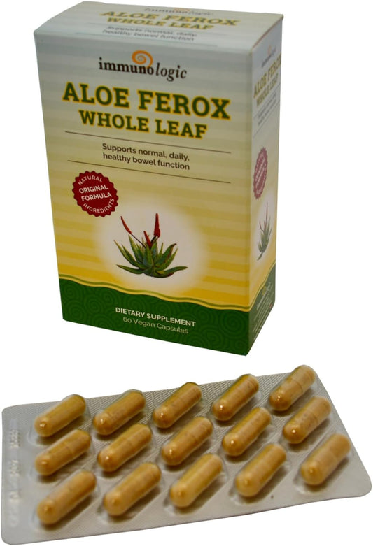 Aloe Ferox Whole Leaf Capsules - Aloe Ferox 60 Vegan Capsules -