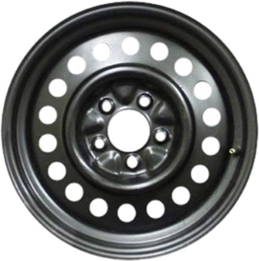 16x7" Reconditioned Genuine Factory OEM Black Steel Wheel Rim for Chrysler Concorde 1998-2004; Dodge Intrepid 1998-2004 | 2092