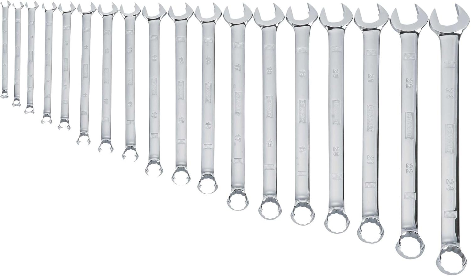 DEWALT Combination Wrench Set, MM, 18 Piece (DWMT19237)