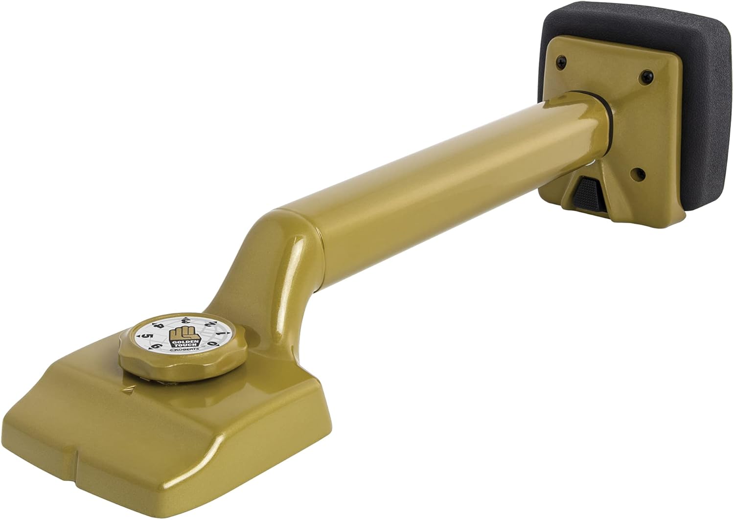 ROBERTS 10-501 Golden Touch"GT" Carpet Knee Kicker with Extra Wide Head, High Contour Neck and 2-Inch Thick Bumper Pad , Yellow