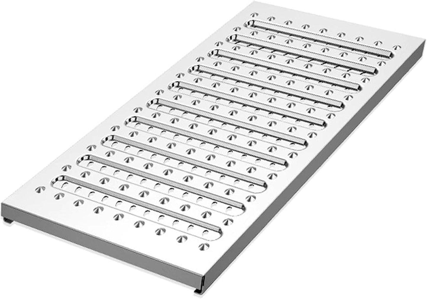 Stainless Steel Drain Cover, Heavy-Duty Metal Grate for Efficient Water Drainage in Sidewalks, Gardens, Kitchens