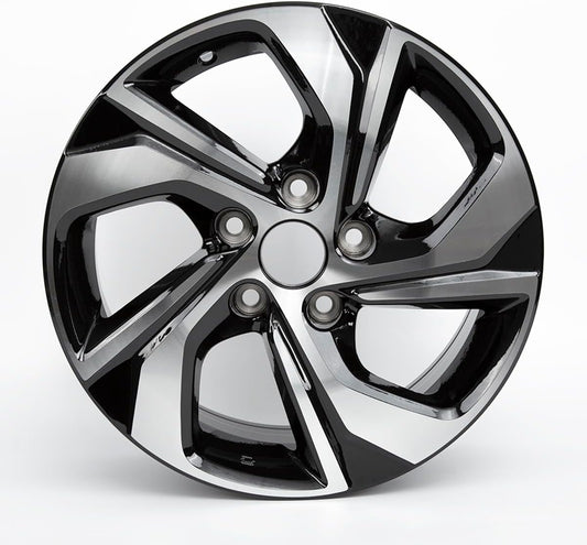 KORENJUL New 16x7 Inch Black Single Aluminum Alloy Wheel Rim for 2016 2017 Honda Accord, OE Direct Replacement Rim Accessories(one pack)