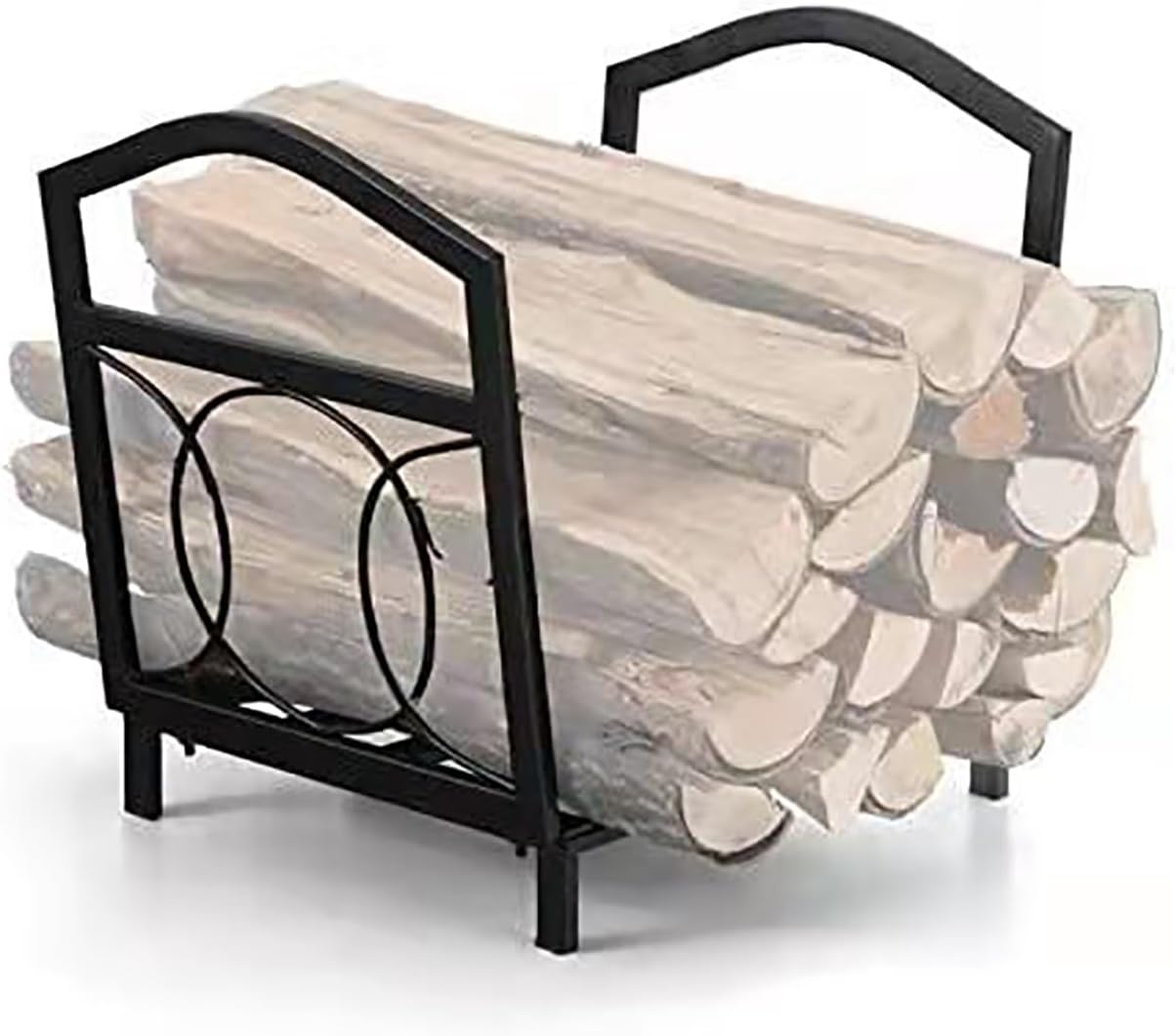 Firewood Rack Outdoor, Wood Rack Firewood Storage, Indoor Firewood Racks for Fireplace, V Shape Fireplace Storage Rack(