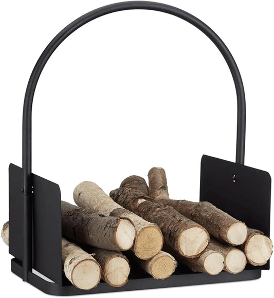 Heavy Duty Steel Log Store Firewood Rack Outdoor Holder Wood Storage Fireplace Tools Rack.