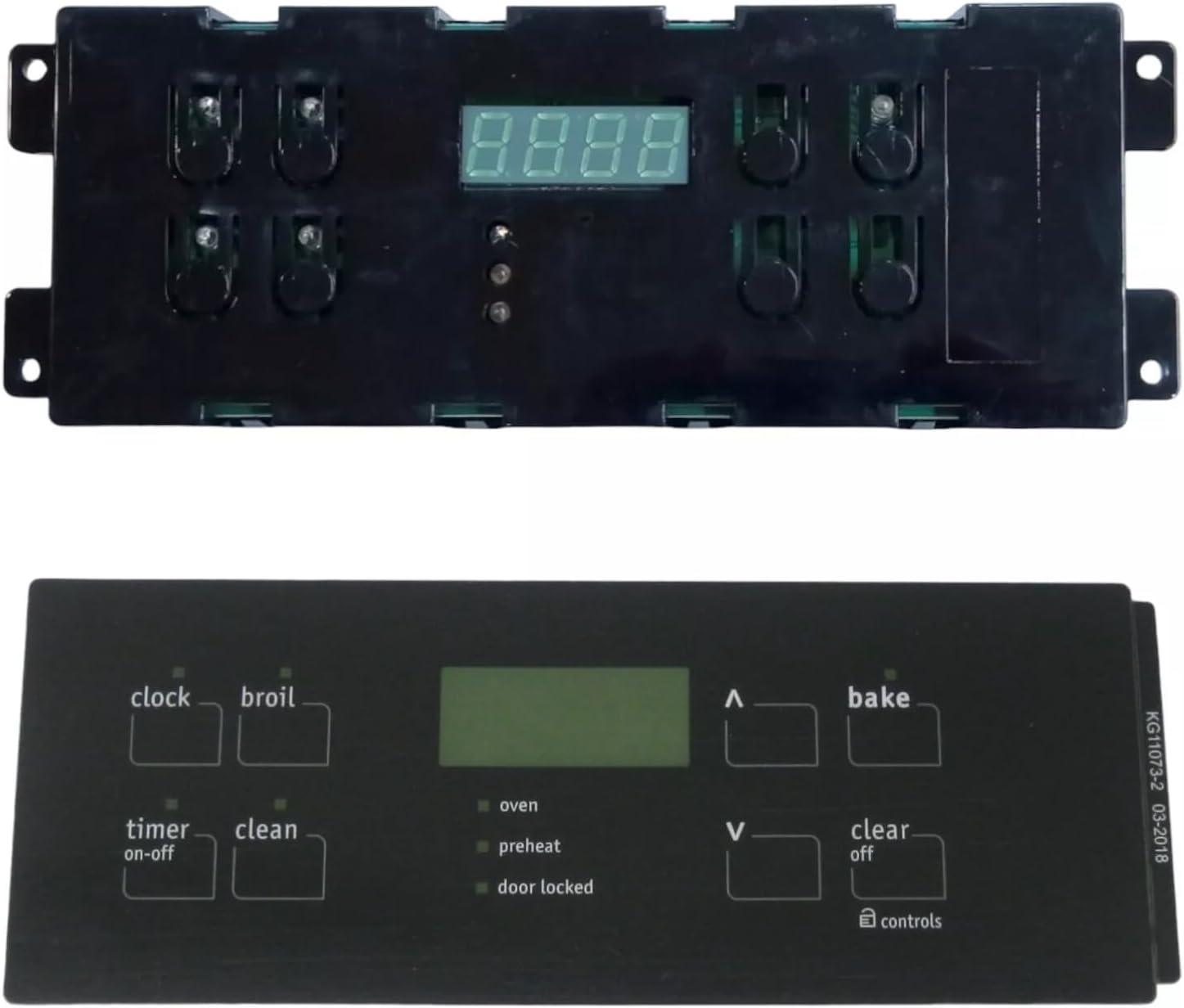 5304511908 CMP Combo Oven Electronic Control Board and Overlay for Electrolux 316419140