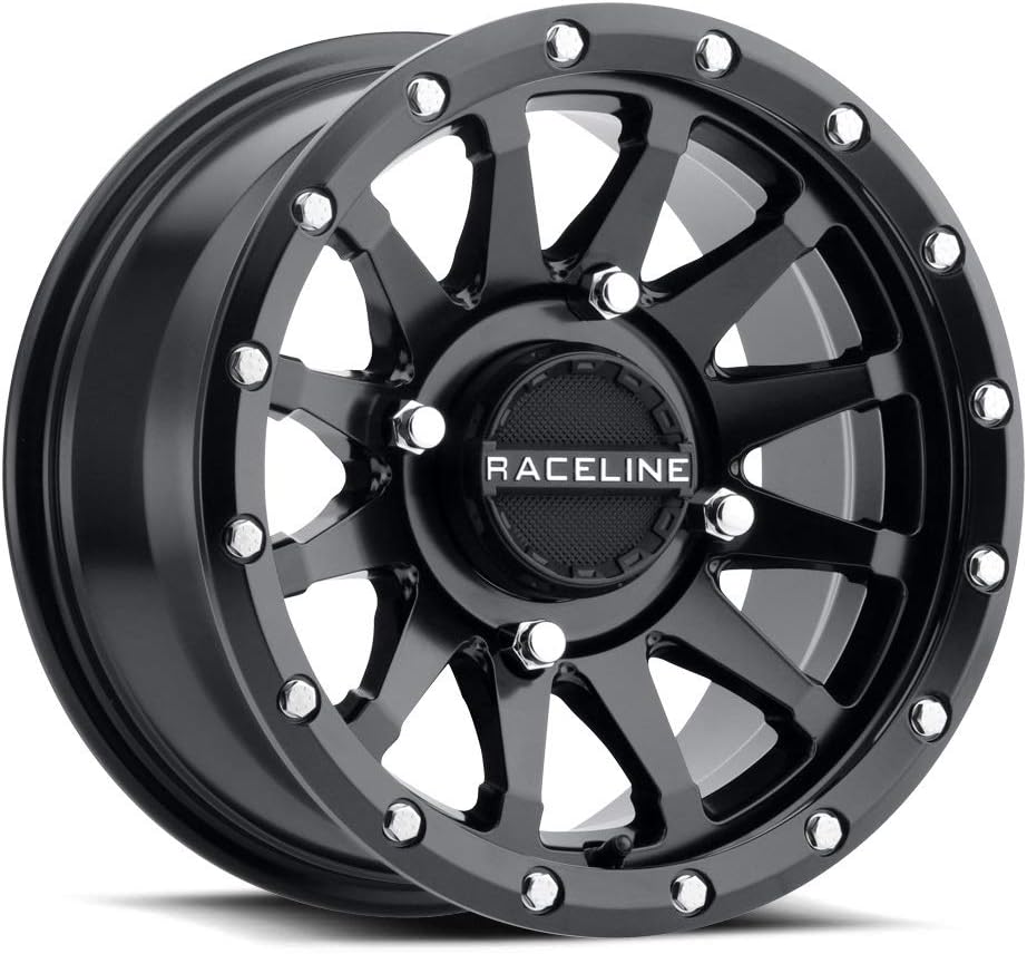 Raceline Trophy 14x7 ATV/UTV Wheel - Satin Black (4/156) +10mm [A95B-47056+10]