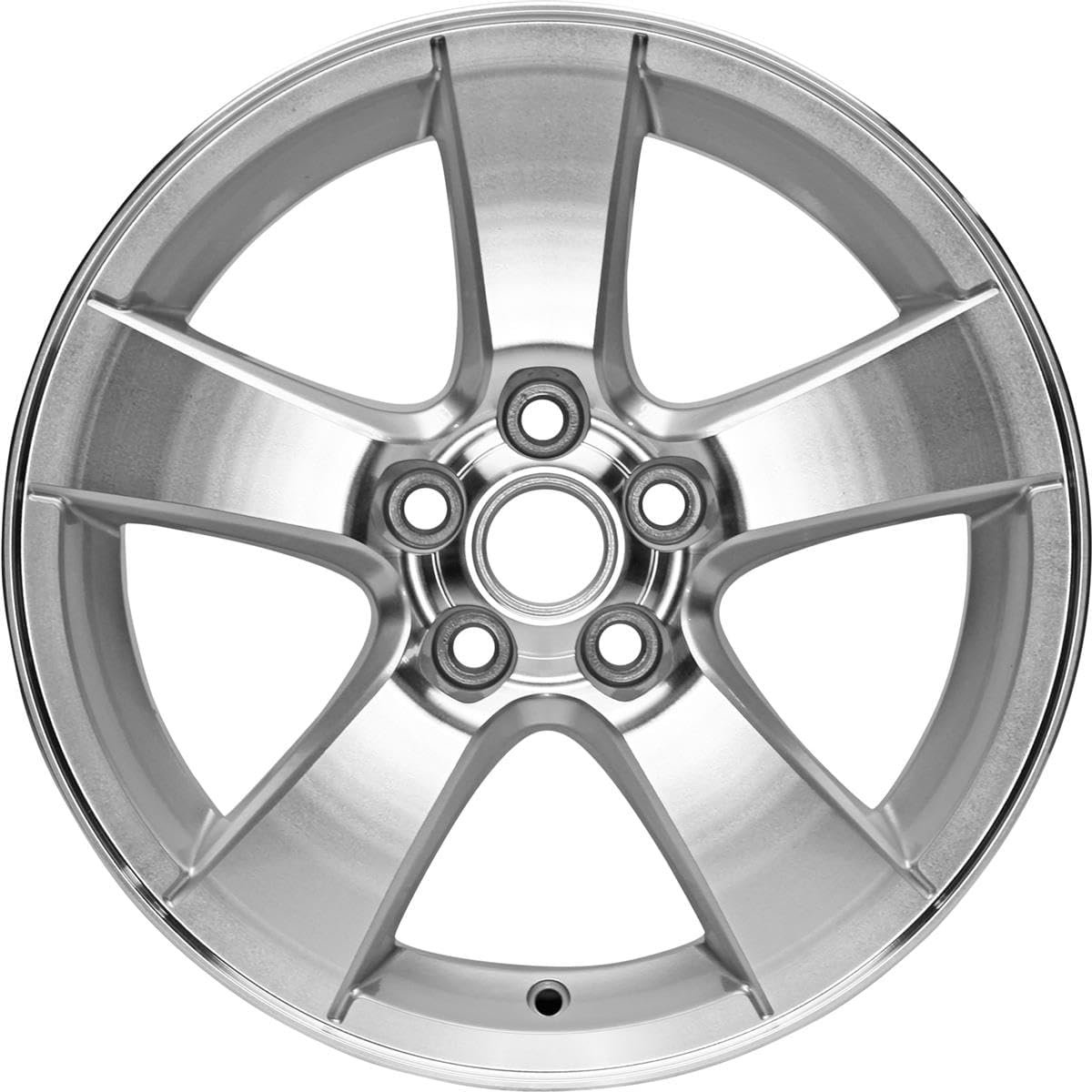 New Wheel 16x6.5 inch Rim For 2011-2014 Chevrolet Cruze Machined Face with Painted Silver Pockets 5 x 105 mm5 Spoke